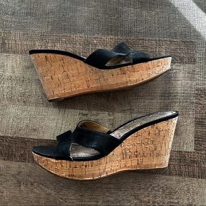 4 for 15$✨Nine West Effie cork wedge